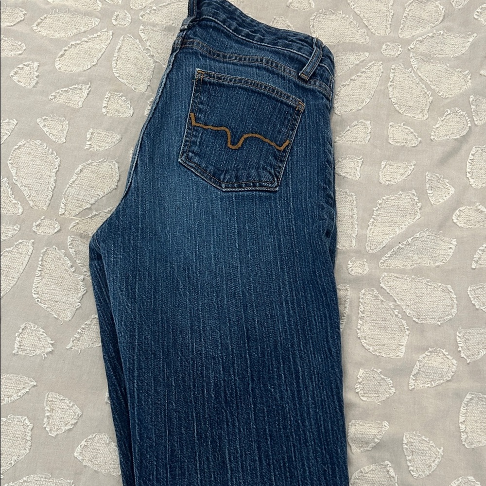 Kimes Ranch Dark Blue Straight Leg Jeans